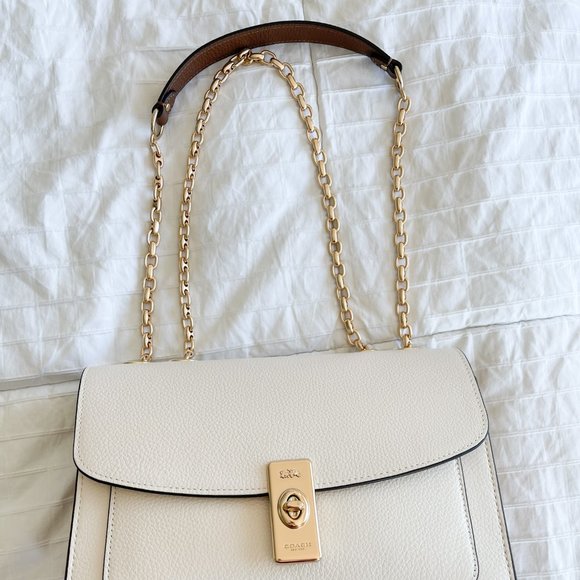 Coach Lane shoulder bag in Chalk/penny - Picture 14 of 15